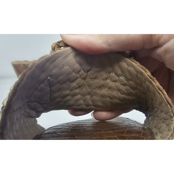 Sam Edelman Gabriela Gold Slip On Leather Slides Sandals 8.5 - Picture 13 of 13